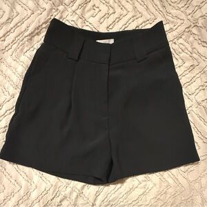 H&M Black High Waist Women's Shorts